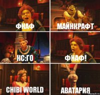 Фнаф Майнкрафт Кс:ГО Фнаф! Chibi world Аватария