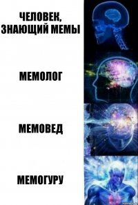 Человек, знающий мемы Мемолог Мемовед Мемогуру