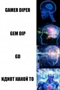 GAMER DIPER GEM DIP GD Идиот какой то