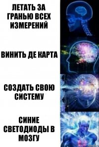 летать за гранью всех измерений винить де карта создать свою систему синие светодиоды в мозгу