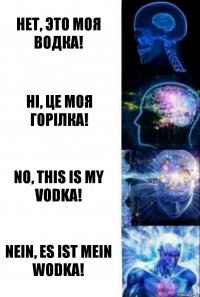 Нет, это моя Водка! Ні, це моя Горілка! No, this is my Vodka! Nein, es ist mein Wodka!