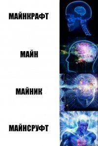 Майнкрафт Майн Майник Майнсруфт