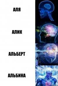 Аля Алик Альберт Альбина