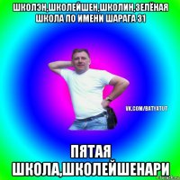 школэн,школейшен,школин,зелёная школа по имени шарага 31 пятая школа,школейшенари