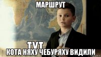 маршрут кота няху чебуряху видили