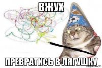 вжух превратись в лягушку