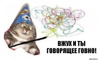 ВЖУХ И ТЫ ГОВОРЯЩЕЕ ГОВНО!