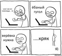 сука! как жэ повесицца....то ёбаный гугол верёвка нужна ....кряк