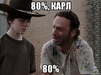80%, карл 80%
