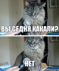 Вы седня какали? НЕТ