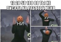 12 20 50 100 00 ты не писала на работе у меня 