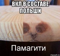 вкл в составе польши 