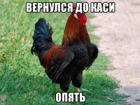 вернулся до каси опять