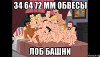 34 64 72 мм обвесы лоб башни