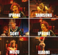 iPhone Samsung Sony iPhone Meizu Xiaomi