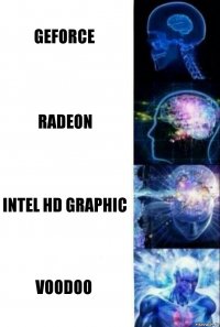 GeFORCE RADEON intel hd graphic voodoo