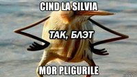 cind la silvia mor pligurile