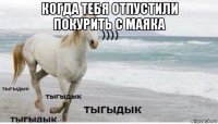 когда тебя отпустили покурить с маяка 