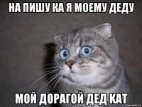 на пишу ка я моему деду мой дорагой дед kat