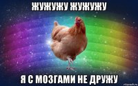 жужужу жужужу я с мозгами не дружу