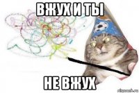 вжух и ты не вжух