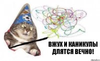 Вжух и каникулы длятся вечно!