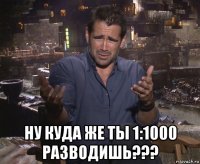  ну куда же ты 1:1000 разводишь???