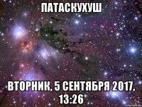 патаскухуш вторник, 5 сентября 2017, 13:26