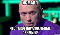 исмаил что такое параллельные прямые?