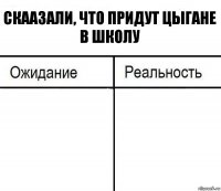 скаазали, что придут цыгане в школу  