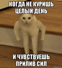 когда не куришь целый день и чувствуешь прилив сил