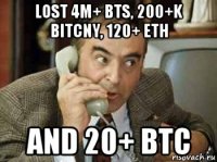 lost 4m+ bts, 200+k bitcny, 120+ eth and 20+ btc