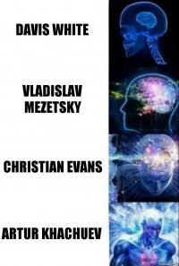 Davis White Vladislav Mezetsky Christian Evans Artur Khachuev