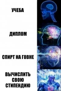 Учеба Диплом Спирт на говне Вычислить свою стипендию