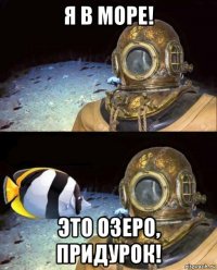 я в море! это озеро, придурок!