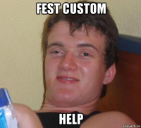 fest custom help