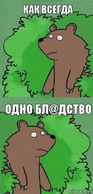 Как всегда одно бл@дство