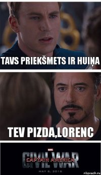 Tavs priekšmets ir huiņa Tev pizda,Lorenc