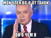 мой член во-о-от такой ой о чем я