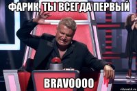 фарик, ты всегда первый bravoooo