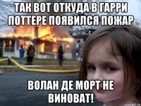 так вот откуда в гарри поттере появился пожар волан де морт не виноват!