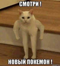 смотри ! новый покемон !