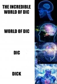 The incredible world of Dic World of Dic Dic DICK