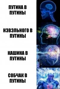 Путина в Путины Нэвэльного в Путины Кашина в Путины Собчак в Путины