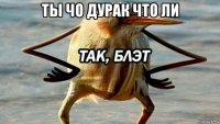 ты чо дурак что ли 