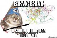 вжух-вжух и scrum решил все проблемы