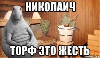 николаич торф это жесть