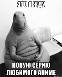 это я жду новую серию любимого аниме