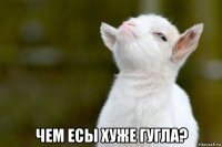  чем есы хуже гугла?