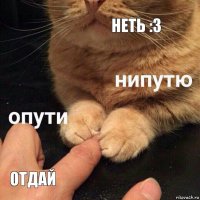 неть :3 отдай